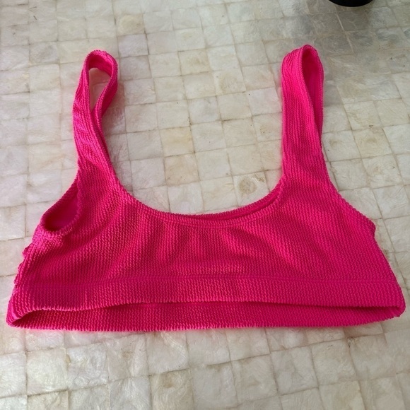 NEW Good American Always Fits XXL hot pink scoop tank top skims rave festival 5 - Picture 11 of 12